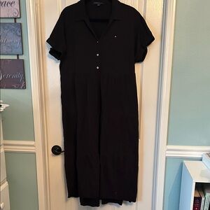 Tommy Hilfiger Black Midi Dress